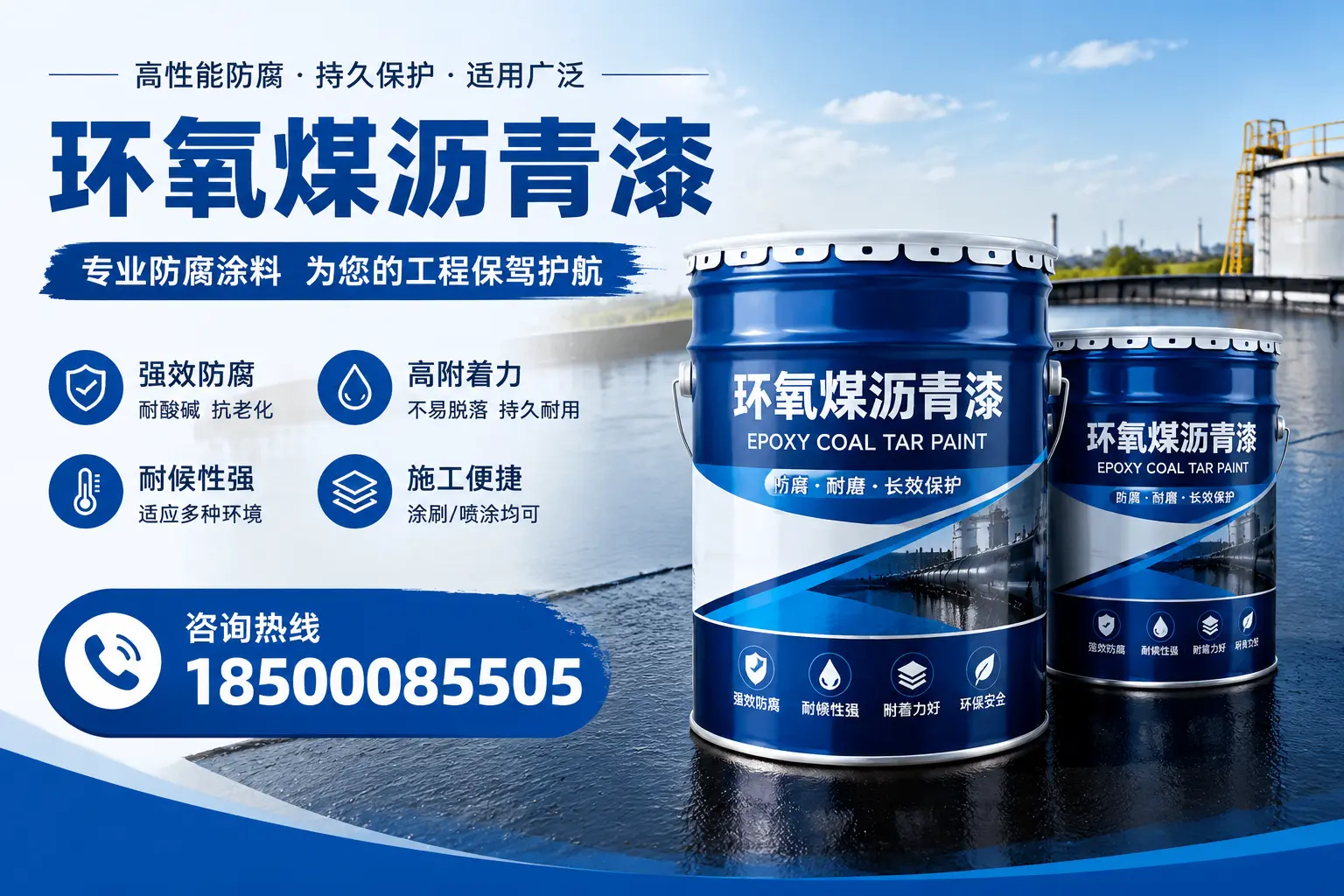环氧煤沥青漆与其他漆类的比较，定安用户的选择依据